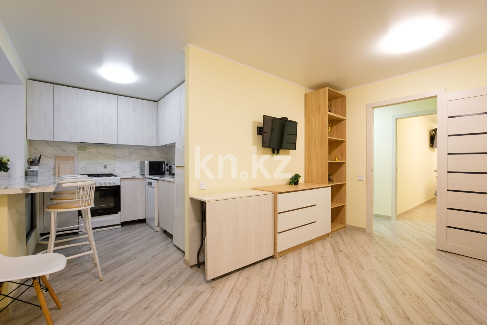 Аренда 2-комнатной квартиры посуточно, 50 м², ул. Байтурсынова, дом  86/88 - пр. Абая - Аренда  двухкомнатных квартир посуточно в Алматы фото 7 из 13