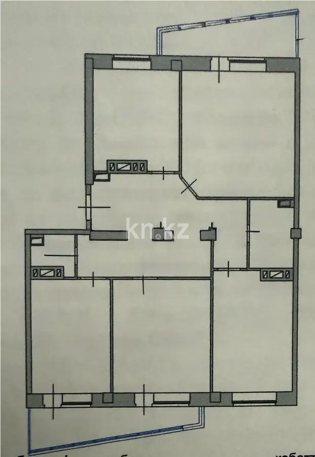 Продажа 4-комнатной квартиры, 120 м² - Продажа четырехкомнатных квартир в р-не Байконур Астаны фото 1 из 1