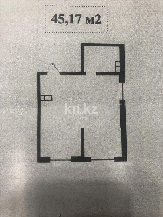 Продажа 1-комнатной квартиры, 45.17 м² в Алматы