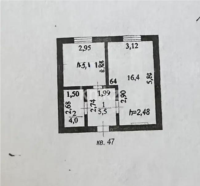 Продажа 1-комнатной квартиры, 47 м² в Астане - фото 4