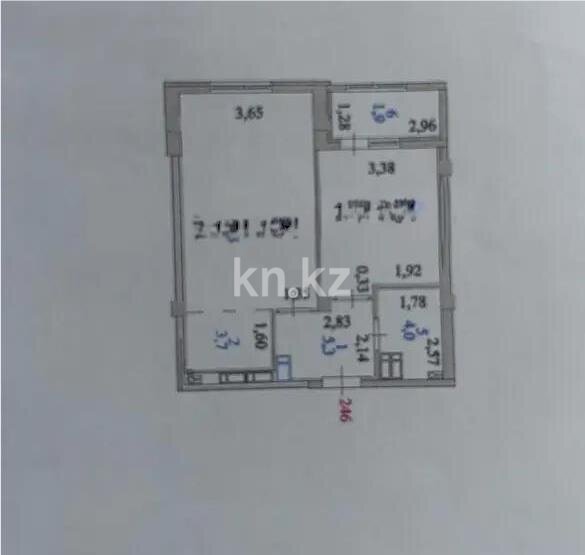 Продажа 2-комнатной квартиры, 50.7 м² в Астане - фото 3