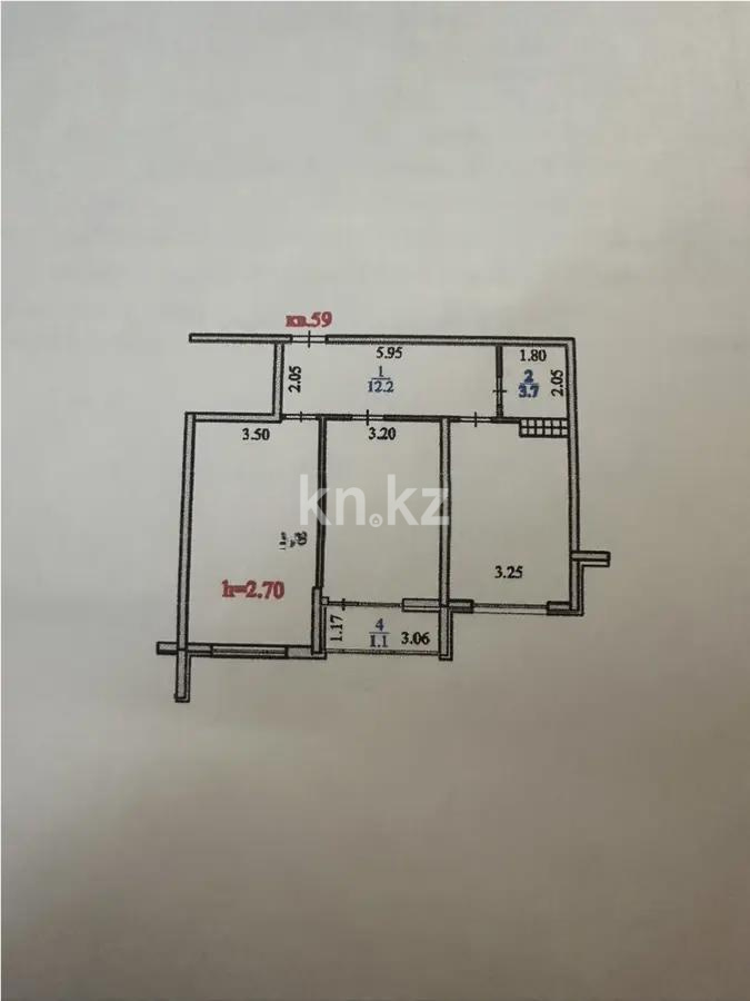 Продажа 2-комнатной квартиры, 69.2 м² в Алматы - фото 5