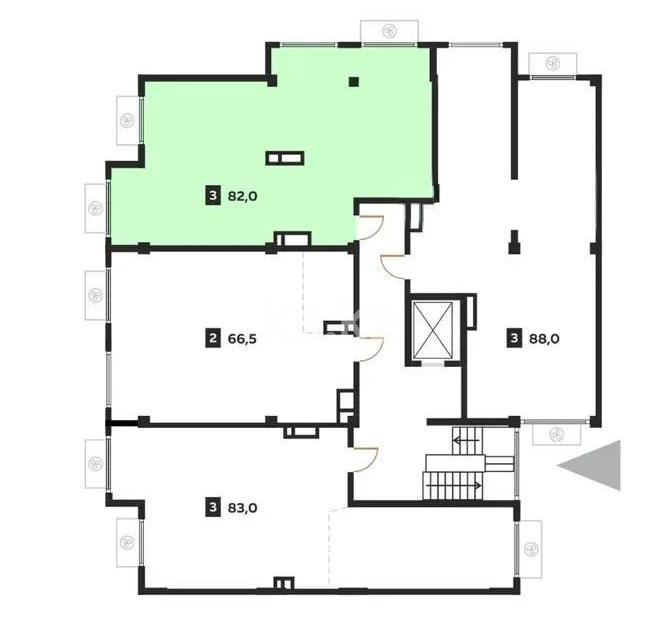 Продажа 3-комнатной квартиры, 82 м² в Алматы