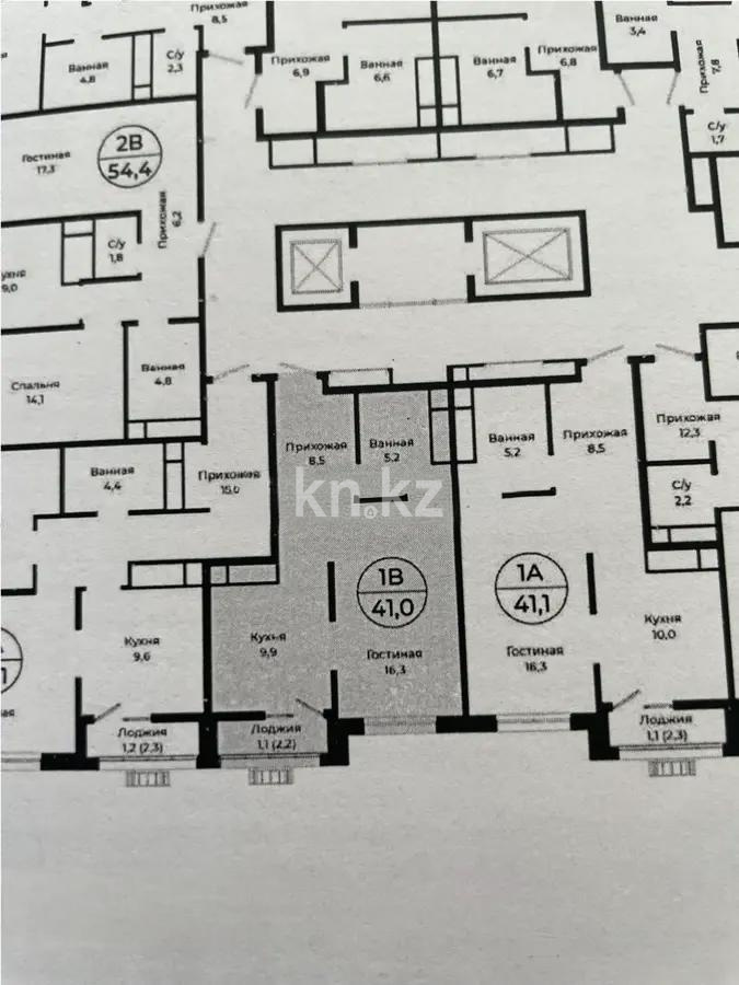 Продажа 1-комнатной квартиры, 41 м², пр. Мангилик Ел, дом  74 стр - Продажа квартир в Астане фото 1 из 1