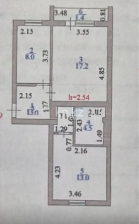 Продажа 2-комнатной квартиры, 51 м², ул. Петрова, дом  26 в Астане - фото 6