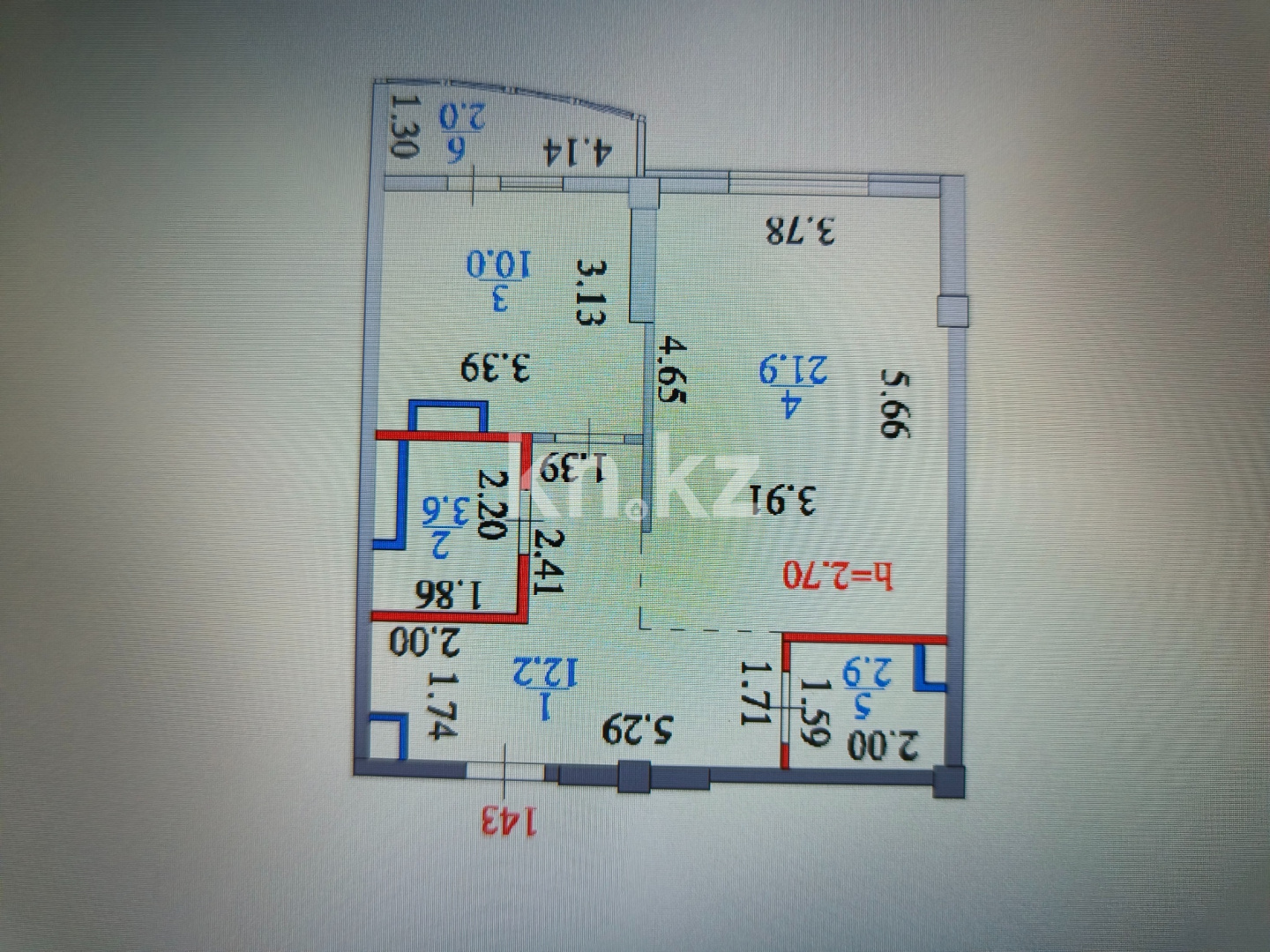 Продажа 1-комнатной квартиры, 52.6 м² в Астане - фото 17