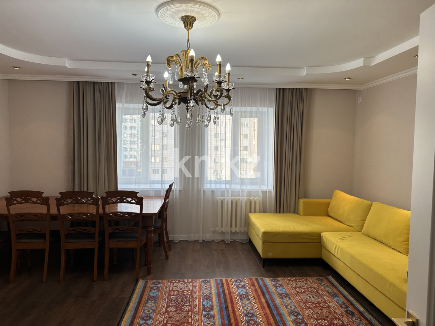 Аренда 3-комнатной квартиры посуточно, 91 м² в Астане - фото 2
