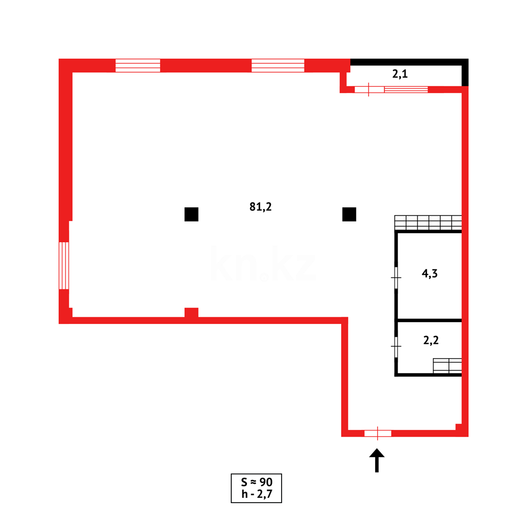 Продажа 3-комнатной квартиры, 90 м² - Продажа жилой и коммерческой недвижимости в Караганде фото 18 из 18