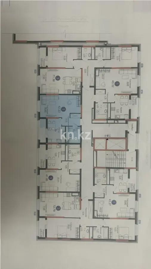 Продажа 1-комнатной квартиры, 42 м², ул. Е-429, дом  14 - Продажа квартир в Астане без посредников фото 1 из 1