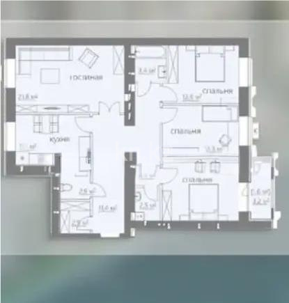 Продажа 4-комнатной квартиры, 110 м² - Недвижимость в Казахстане - страница 32 фото 1 из 1