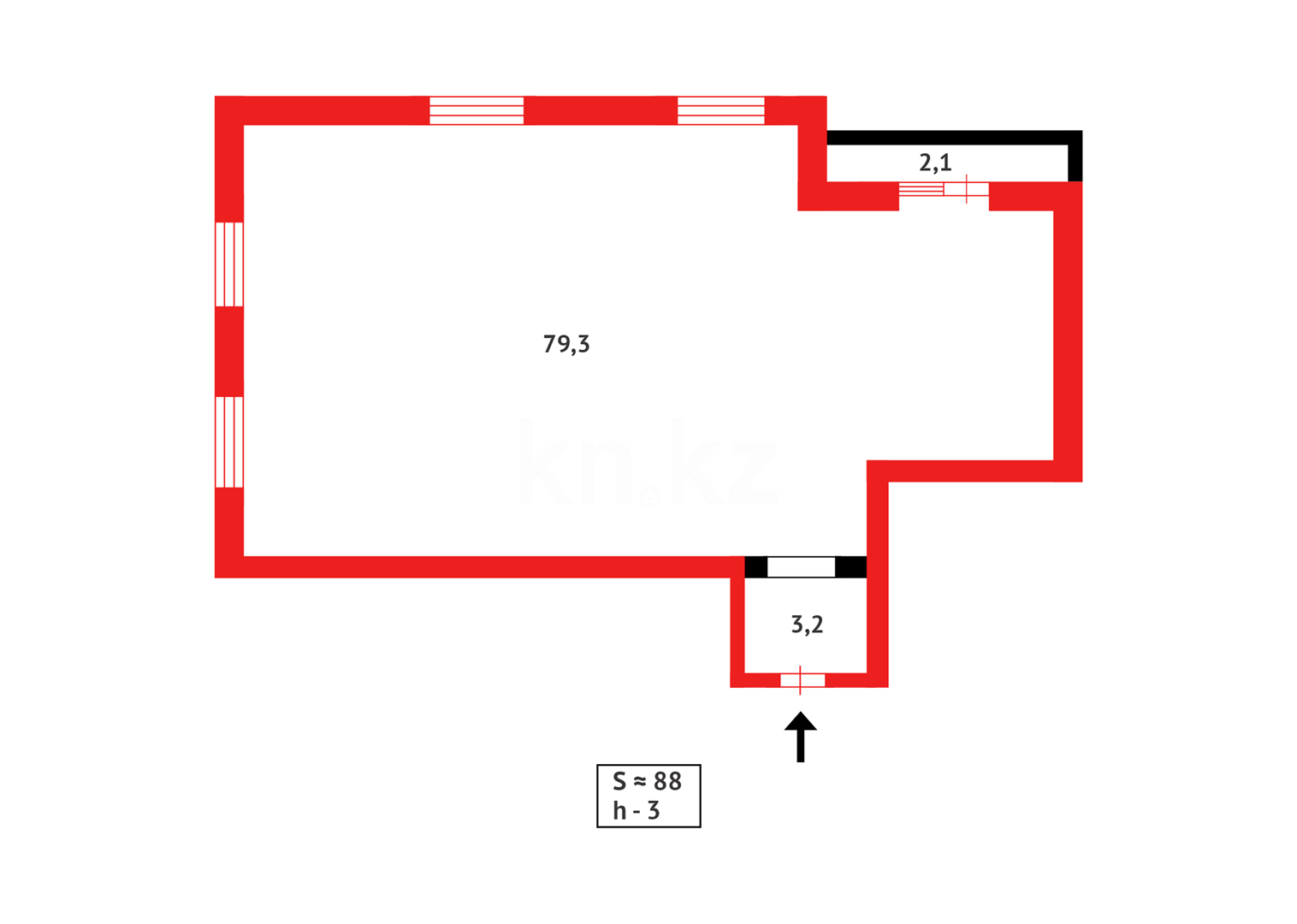 Продажа 3-комнатной квартиры, 88 м² - Продажа недвижимости в Караганде - страница 26 фото 7 из 7