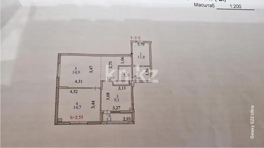 Продажа 2-комнатной квартиры, 59 м² в Астане - фото 6