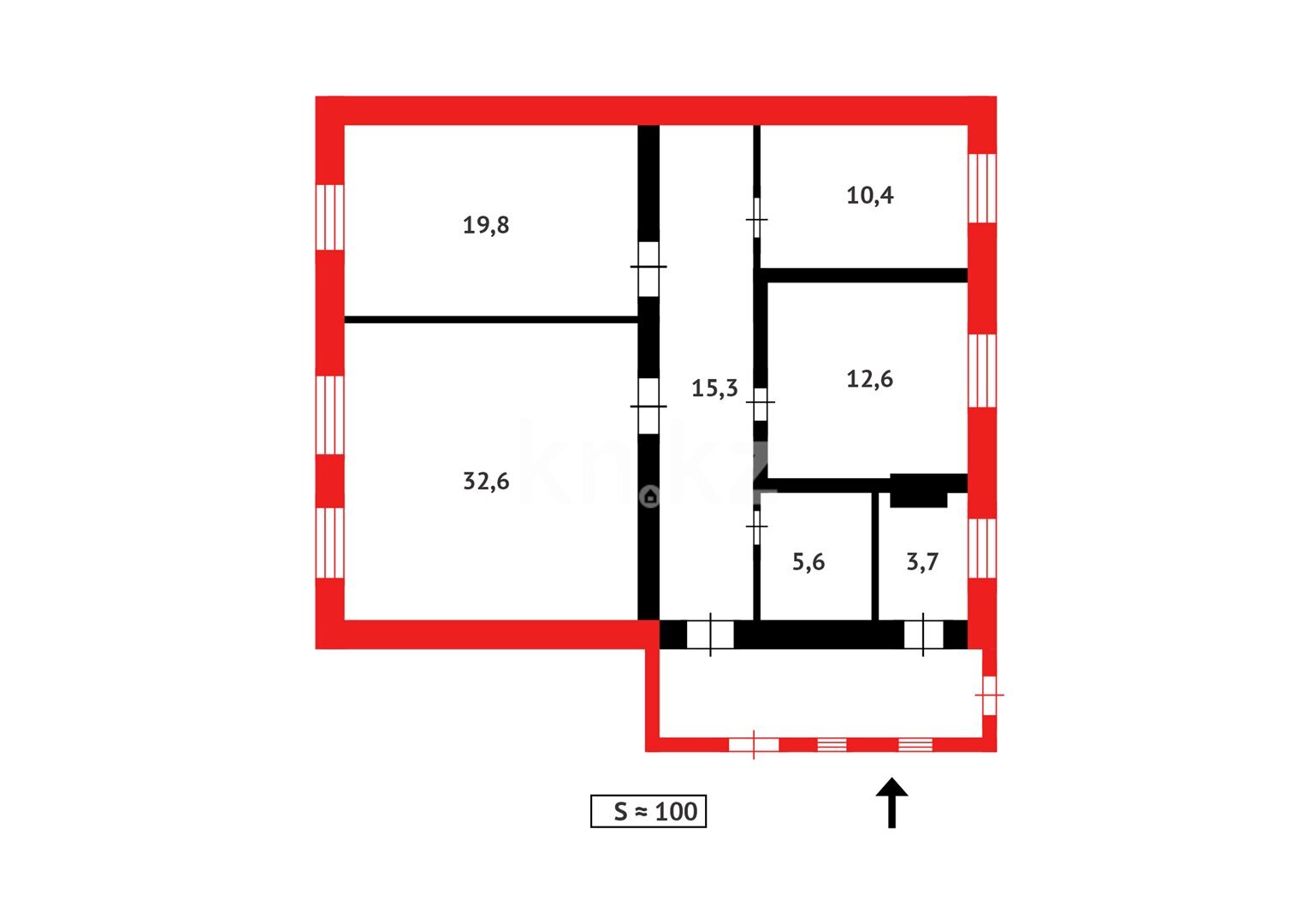 Продажа 3-комнатного дома, 100 м² в Абае - фото 8