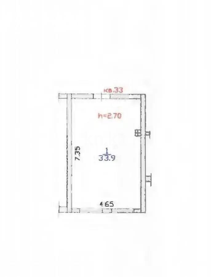 Продажа 1-комнатной квартиры, 33.9 м², мкр-н Шугыла, дом  340/5а стр - Продажа квартир в Алматы без посредников с фото фото 1 из 1