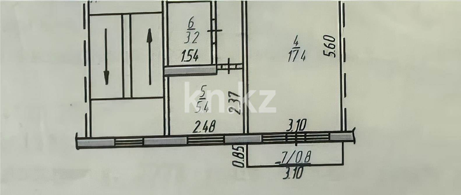 Продажа 3-комнатной квартиры, 62 м² - Продажа квартир в Темиртау - страница 2 фото 6 из 6