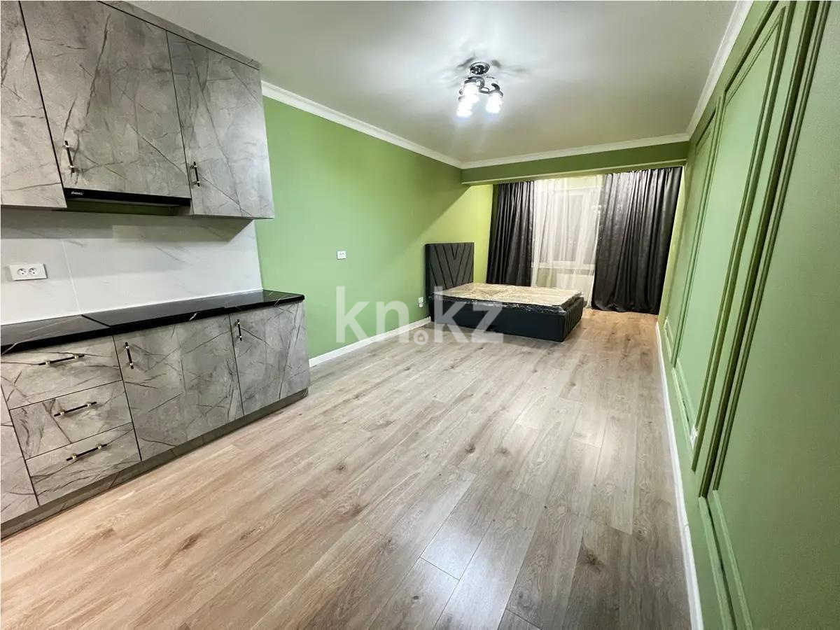 Продажа 1-комнатной квартиры, 33.8 м², мкр-н Дарабоз, дом  25а - Продажа квартир в новостройках Алматы без посредников с фото фото 1 из 4