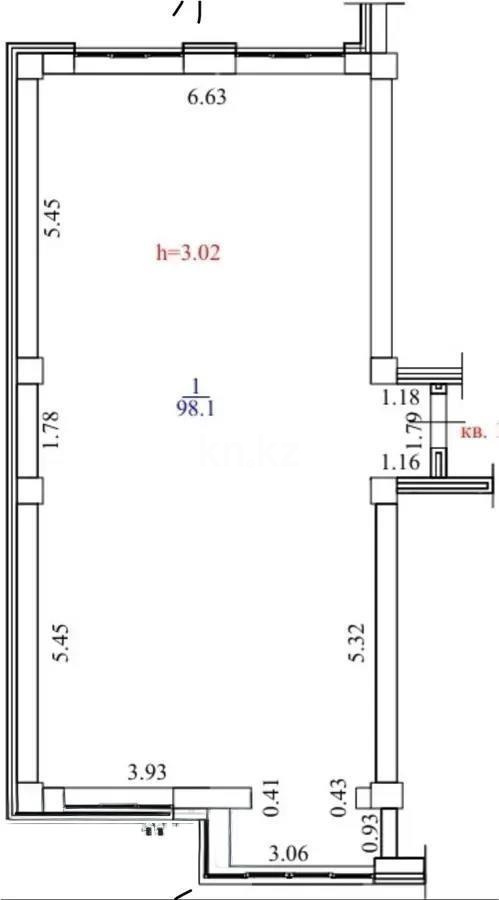 Продажа 4-комнатной квартиры, 98.1 м² - Продажа  четырехкомнатных квартир в Алматы фото 4 из 4