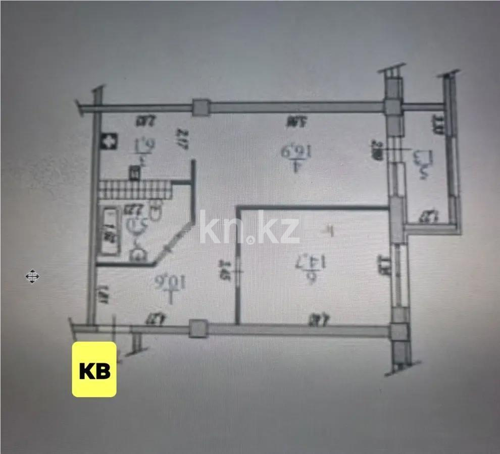 Продажа 2-комнатной квартиры, 55 м², мкр-н 3, дом  21/1 - Продажа квартир в Алматы фото 1 из 1