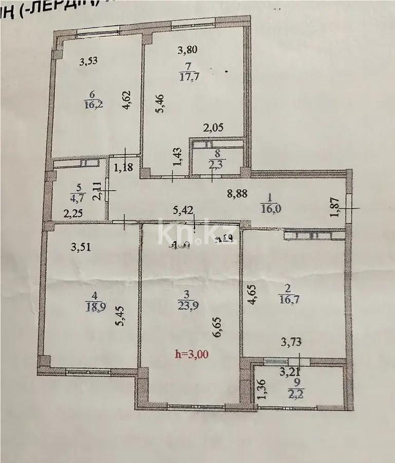 Продажа 4-комнатной квартиры, 118 м² - Продажа квартир в р-не Есиль Астаны - страница 6 фото 7 из 7