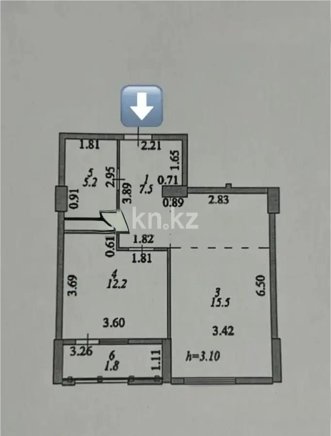 Продажа 2-комнатной квартиры, 50 м² - Продажа квартир в новостройках Астаны без посредников - страница 6 фото 5 из 5