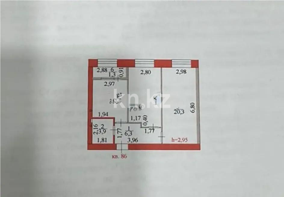 Продажа 2-комнатной квартиры, 57 м², ул. Мухамедханова, дом  12 - Продажа квартир без посредников в Астане фото 6 из 6