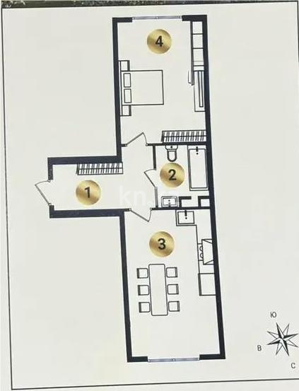 Продажа 2-комнатной квартиры, 49.74 м² - Продажа квартир в Турксибском р-не Алматы - страница 21 фото 1 из 1
