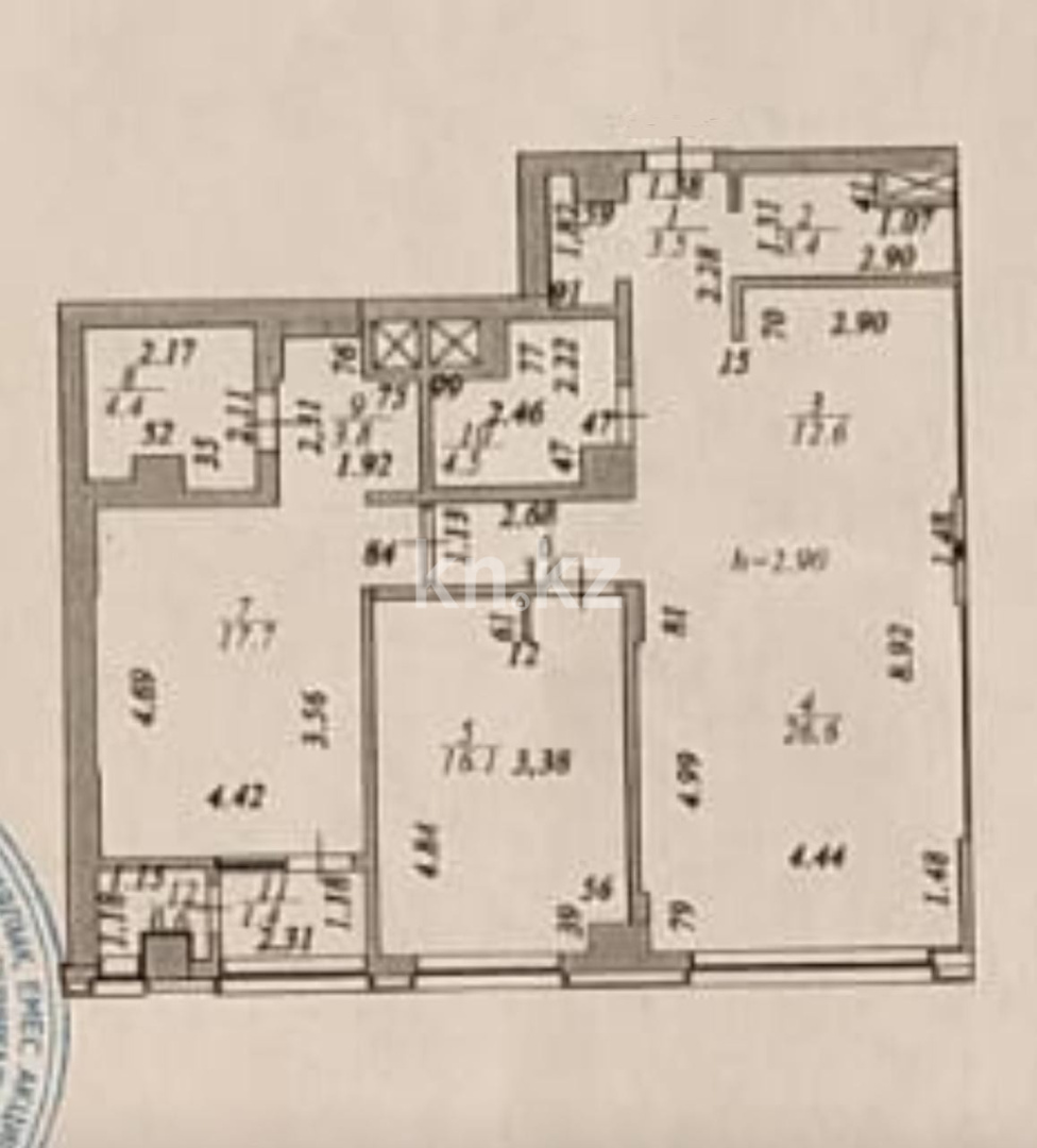 Продажа 3-комнатной квартиры, 100 м² - Продажа  трехкомнатных квартир в Астане фото 2 из 21