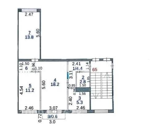 Продажа 3-комнатной квартиры, 58 м² в Караганде - фото 12