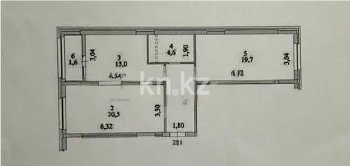 Продажа 2-комнатной квартиры, 68 м² в Астане - фото 6