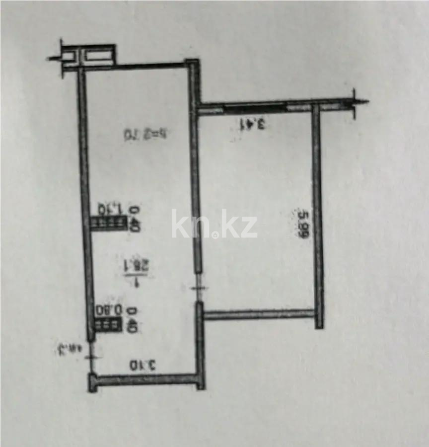 Продажа 2-комнатной квартиры, 48.5 м², ул. К. Шарипова, дом  206/9 - Продажа  двухкомнатных квартир в новостройках Алматы без посредников фото 1 из 1