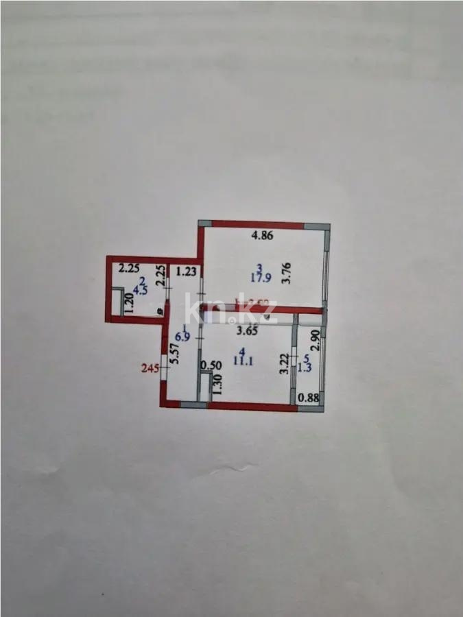 Продажа 1-комнатной квартиры, 41.7 м² в Астане - фото 5