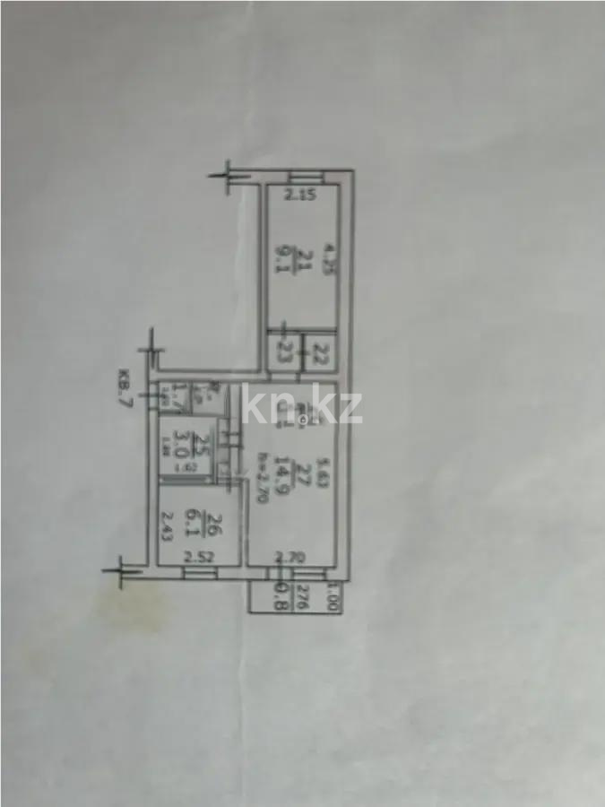 Продажа 2-комнатной квартиры, 40.7 м², ул. Желтоксан, дом  177б - Продажа  двухкомнатных квартир в Алматы без посредников фото 1 из 1