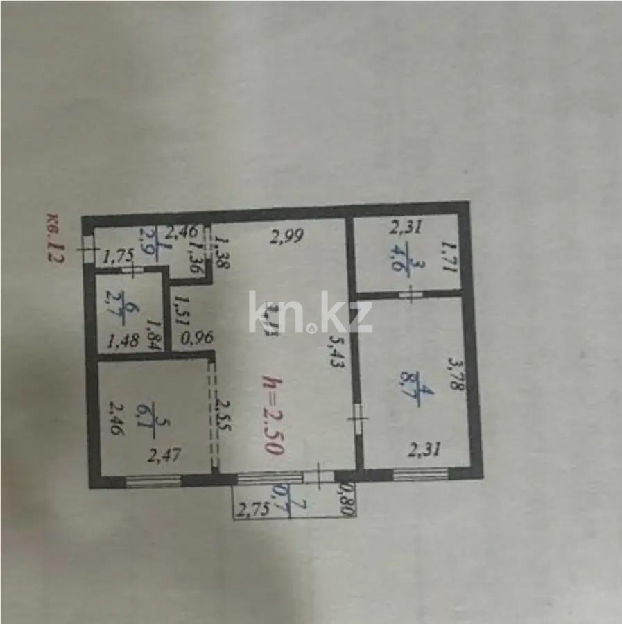 Продажа 2-комнатной квартиры, 45 м² в Астане - фото 4