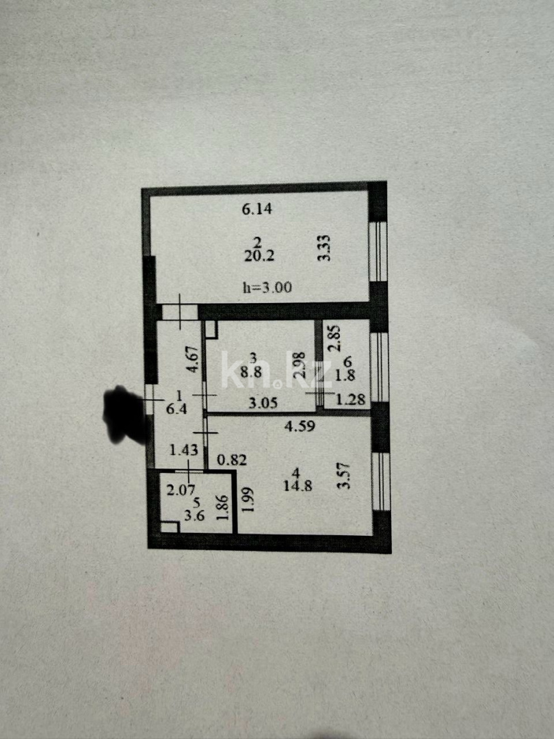 Продажа 2-комнатной квартиры, 55.6 м² - Продажа  двухкомнатных квартир в новостройках Астаны - страница 3 фото 15 из 19