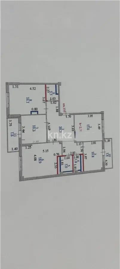 Продажа 4-комнатной квартиры, 101.2 м², пр. Сарыарка, дом  11 - Продажа  четырехкомнатных квартир в новостройках Астаны без посредников фото 1 из 1