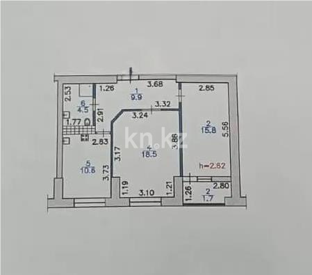 Продажа 2-комнатной квартиры, 61 м² в Алматы - фото 5