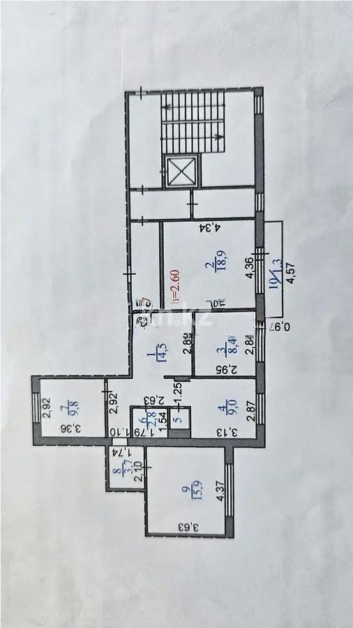 Продажа 4-комнатной квартиры, 85 м², мкр-н Степной-4, дом  11 - Продажа  четырехкомнатных квартир в Караганде без посредников фото 1 из 1