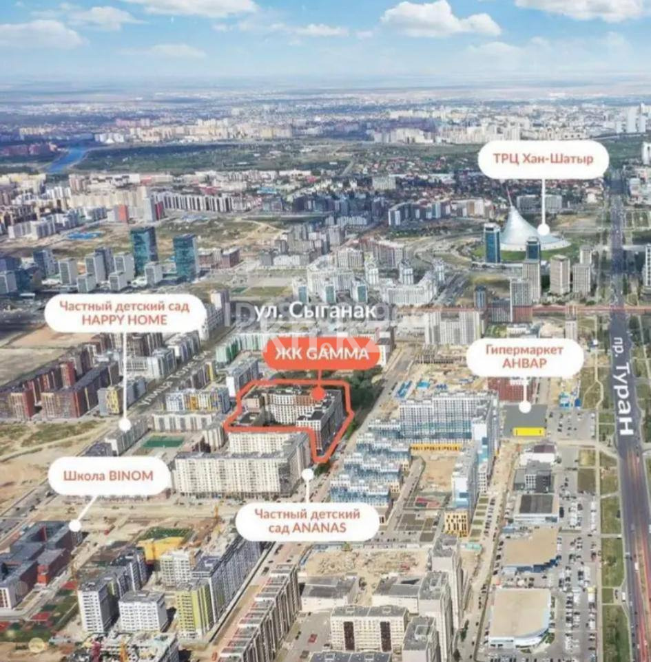 Аренда 1-комнатной квартиры, 38 м² - Аренда недвижимости в Казахстане - страница 2 фото 9 из 9