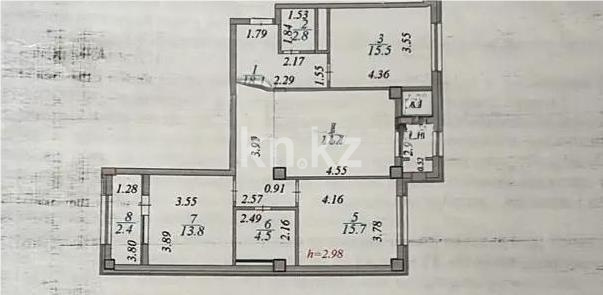 Продажа 3-комнатной квартиры, 94 м² в Астане - фото 7
