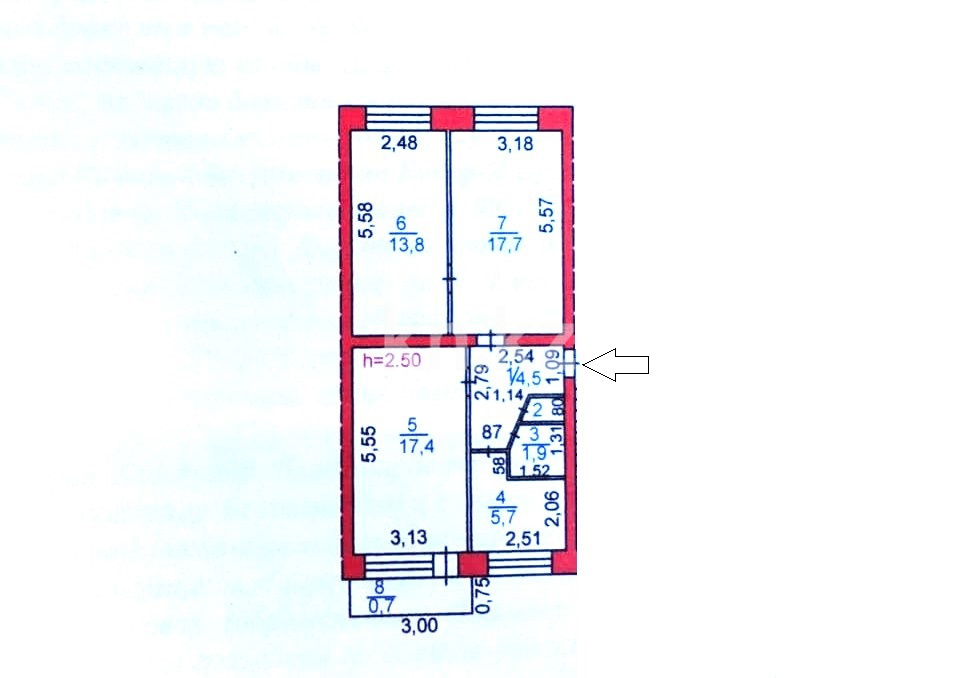 Продажа 3-комнатной квартиры, 63 м² - Продажа трехкомнатных квартир в Караганде - страница 2 фото 30 из 30