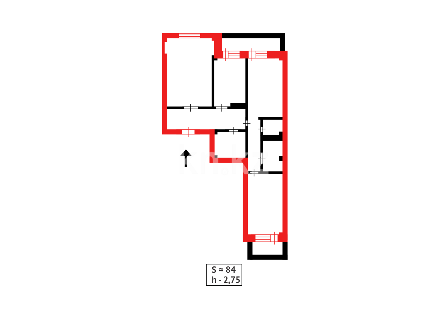 Продажа 3-комнатной квартиры, 84.4 м² - Продажа квартир в Астане - страница 203 фото 21 из 21