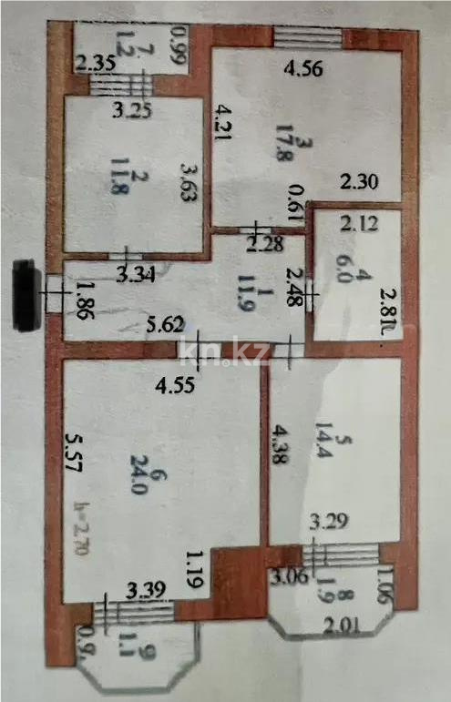 Продажа 3-комнатной квартиры, 93 м² в Астане - фото 7