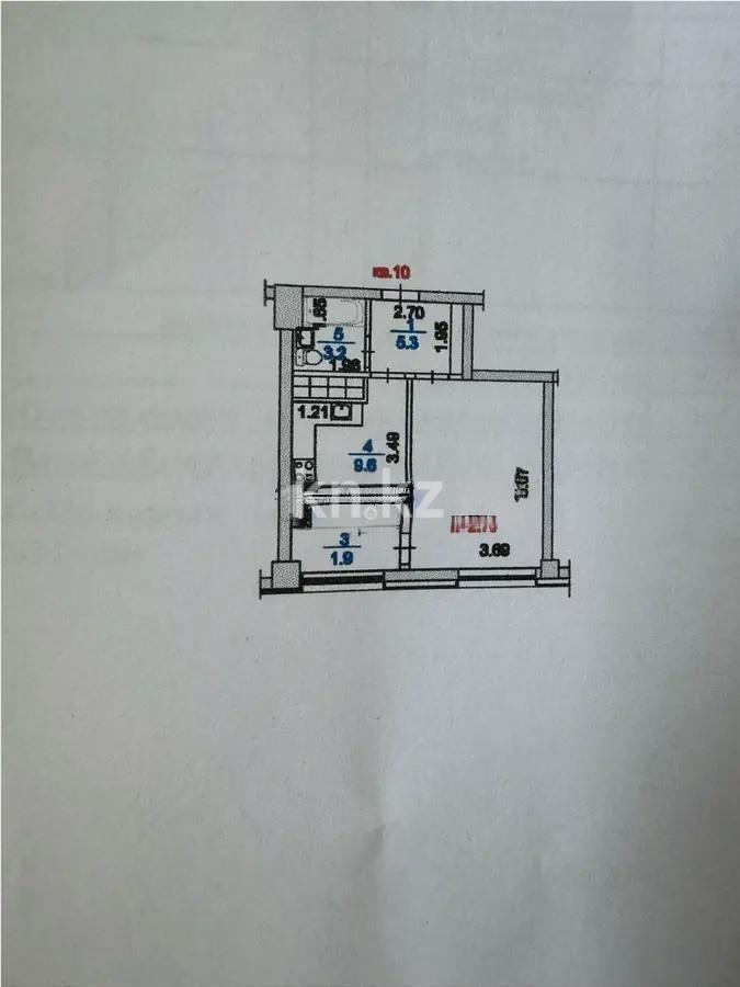 Продажа 2-комнатной квартиры, 41.5 м², мкр-н Дарабоз, дом  25а - Продажа  двухкомнатных квартир в Алматы без посредников с фото фото 3 из 3