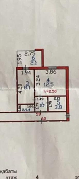 Продажа 1-комнатной квартиры, 30 м², пр. Бухар-жырау, дом  96 в Караганде - фото 4
