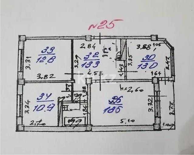 Продажа 3-комнатной квартиры, 74.7 м² - Продажа квартир от собственников в Алматы - страница 23 фото 5 из 5