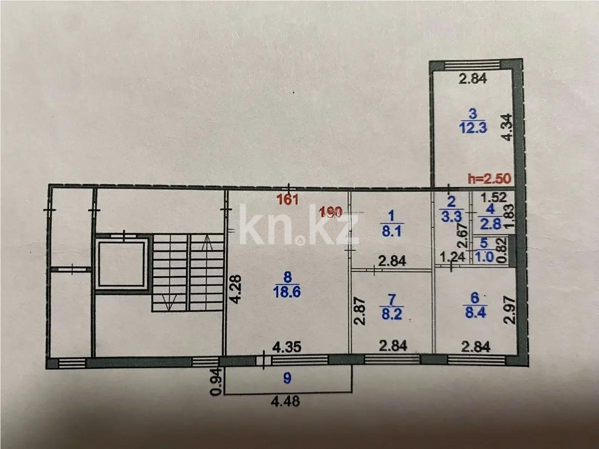 Продажа 3-комнатной квартиры, 64 м², мкр. Голубые Пруды, дом  4 - Продажа квартир в Казахстане фото 7 из 7