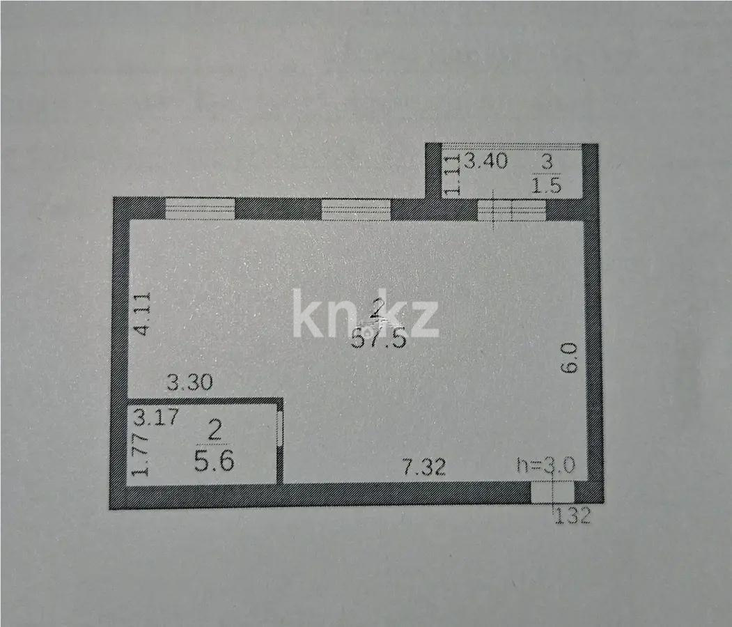 Продажа 2-комнатной квартиры, 64 м² в Караганде - фото 2