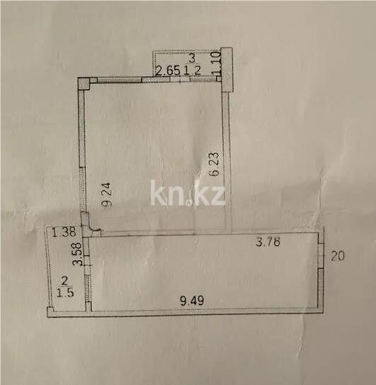 Продажа 2-комнатной квартиры, 66 м² в Караганде - фото 2