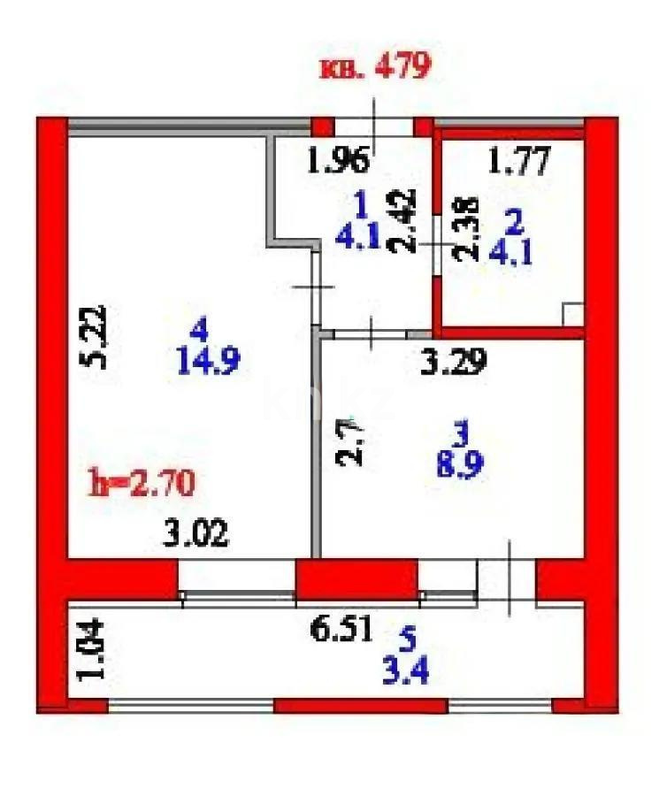 Продажа 1-комнатной квартиры, 36 м² - Продажа однокомнатных квартир от собственников в Астане - страница 35 фото 3 из 3