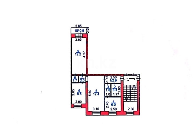 Продажа 3-комнатной квартиры, 57 м² в Караганде - фото 33